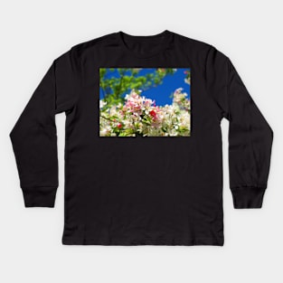 Cheery Blossom Kids Long Sleeve T-Shirt